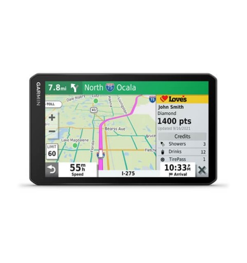 Garmin DEZL LGV710 navegador Fijo 17,6 cm (6.95") TFT Pantalla táctil 242 g Negro