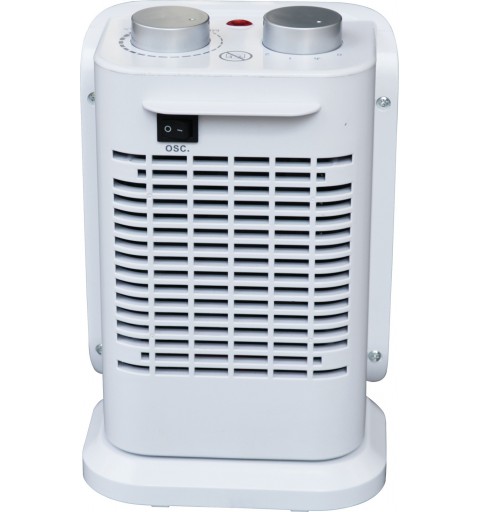 Argoclima Boogie Interno Argento, Bianco 1500 W Riscaldatore ambiente elettrico con ventilatore