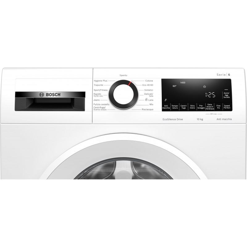 Bosch Serie 6 WGG25402IT machine à laver Charge avant 10 kg 1400 tr min A Blanc