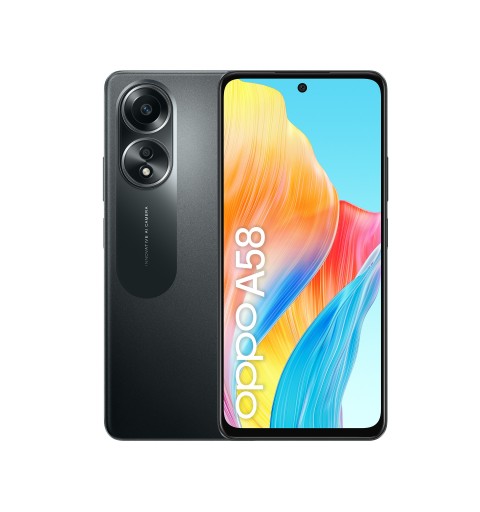 OPPO A58 17,1 cm (6.72") Double SIM Android 13 4G USB Type-C 6 Go 128 Go 5000 mAh Noir