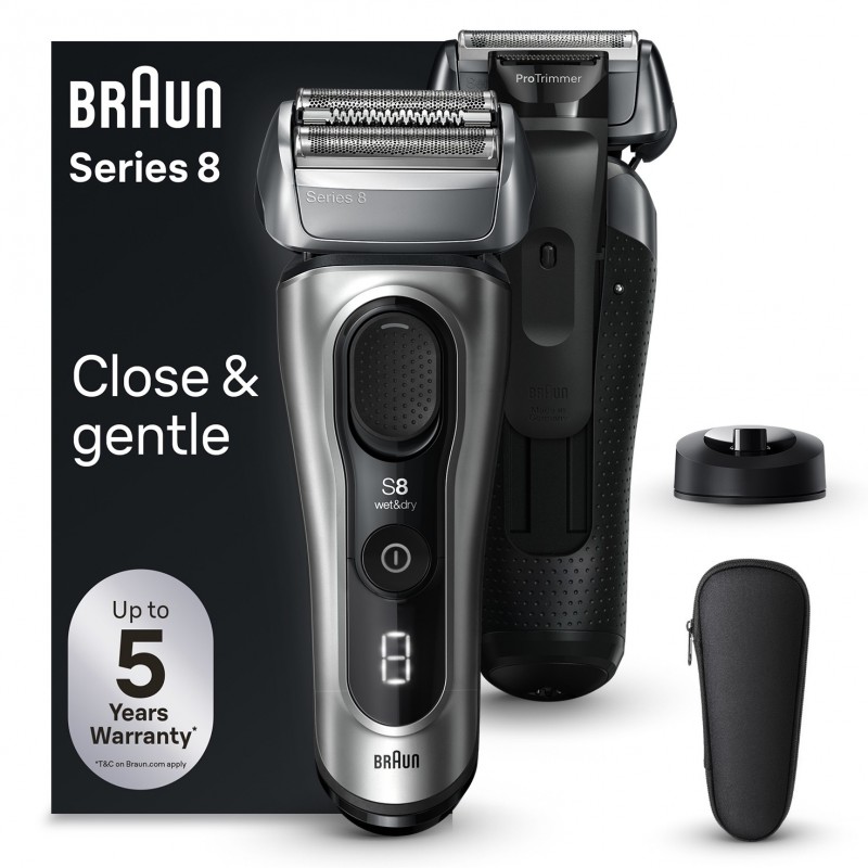 Braun Series 8 8517s Tondeuse Argent