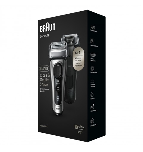 Braun Series 8 8517s Tondeuse Argent