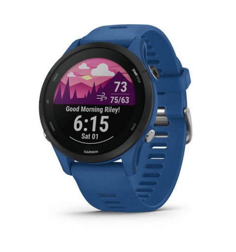 Garmin Forerunner 255 3,3 cm (1.3") MIP 46 mm Digitale 260 x 260 Pixel Touch screen Blu Wi-Fi GPS (satellitare)