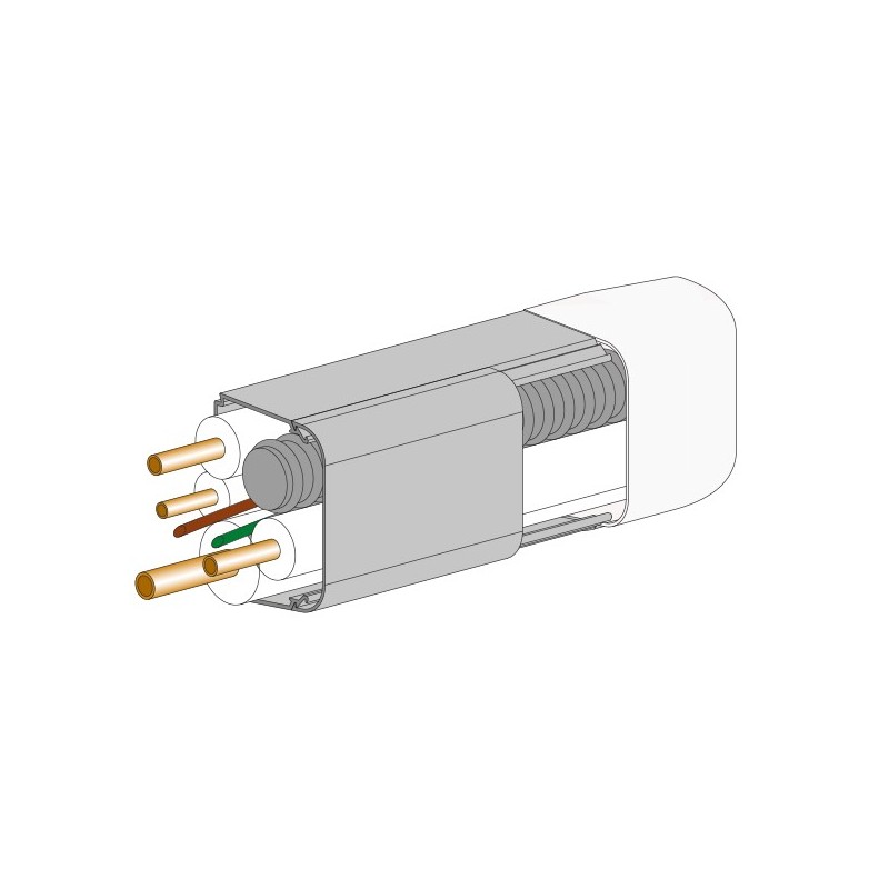 Vecamco 9801-114-08 accessoire de climatiseur Goulotte décorative pour climatiseur