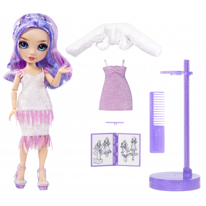 Rainbow High Fantastic Fashion Doll- Violet (purple)