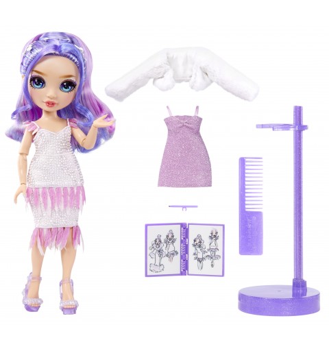 Rainbow High Fantastic Fashion Doll- Violet (purple)