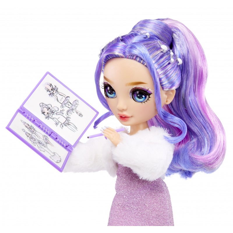 Rainbow High Fantastic Fashion Doll- Violet (purple)