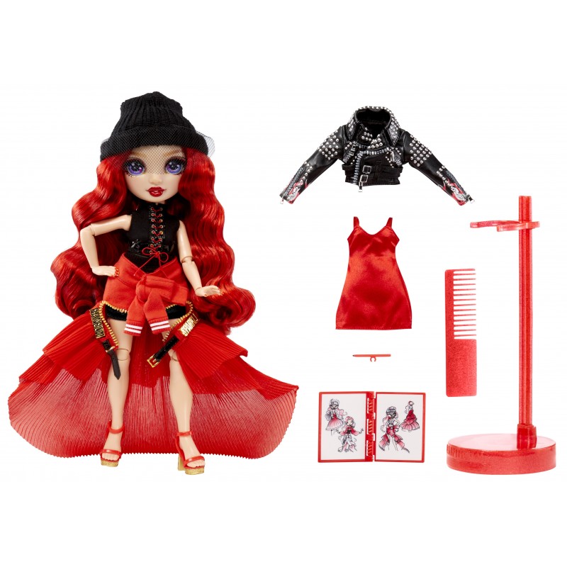 Rainbow High Fantastic Fashion Doll- Ruby (red)