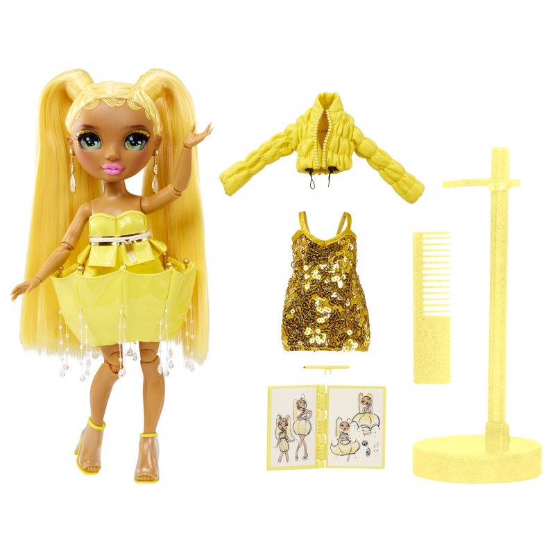 Rainbow High Fantastic Fashion Doll- Sunny (yellow)