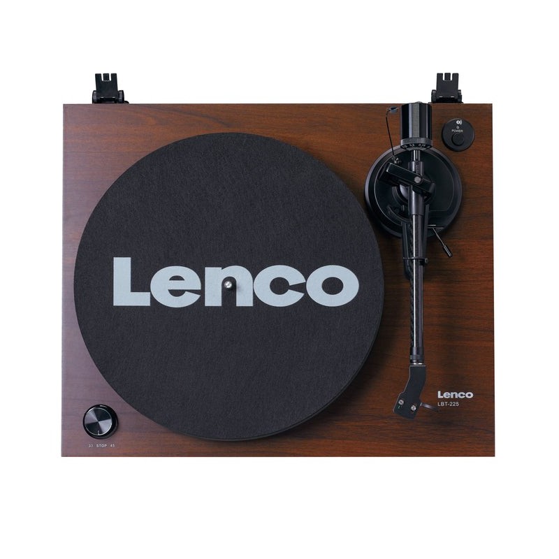 Lenco LBT-225WA Plattenspieler Audio-Plattenspieler mit Riemenantrieb Braun Manuell