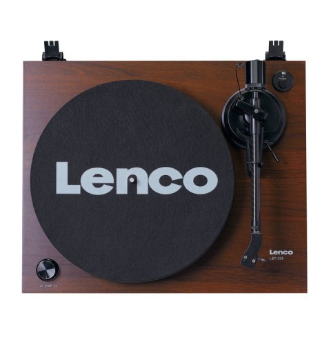 Lenco LBT-225WA platine Tourne-disque entraîné par courroie Marron Manuel