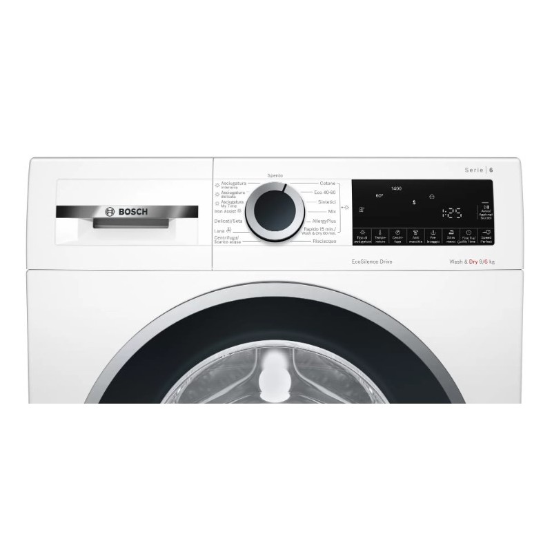 Bosch Serie 6 WNG25440IT lavasciuga Libera installazione Caricamento frontale Bianco E