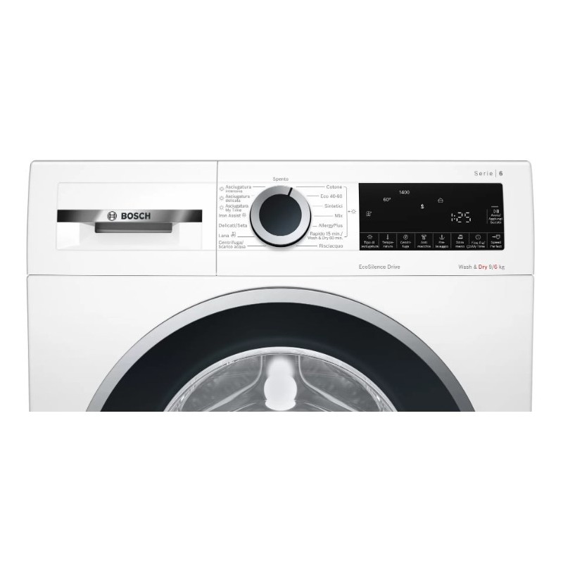 Bosch Serie 6 WNG25440IT machine à laver avec sèche linge Pose libre Charge avant Blanc E