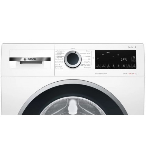 Bosch Serie 6 WNG25440IT lavasciuga Libera installazione Caricamento frontale Bianco E