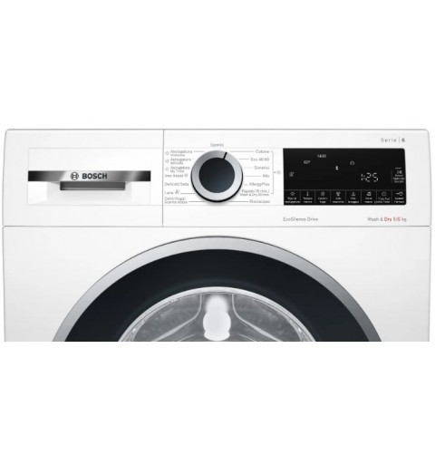 Bosch Serie 6 WNG25440IT washer dryer Freestanding Front-load White E