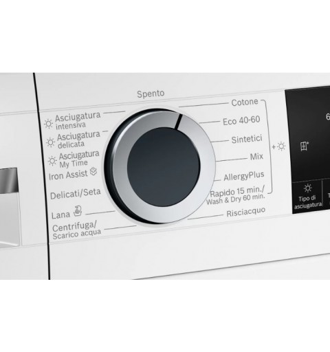 Bosch Serie 6 WNG25440IT lavasciuga Libera installazione Caricamento frontale Bianco E