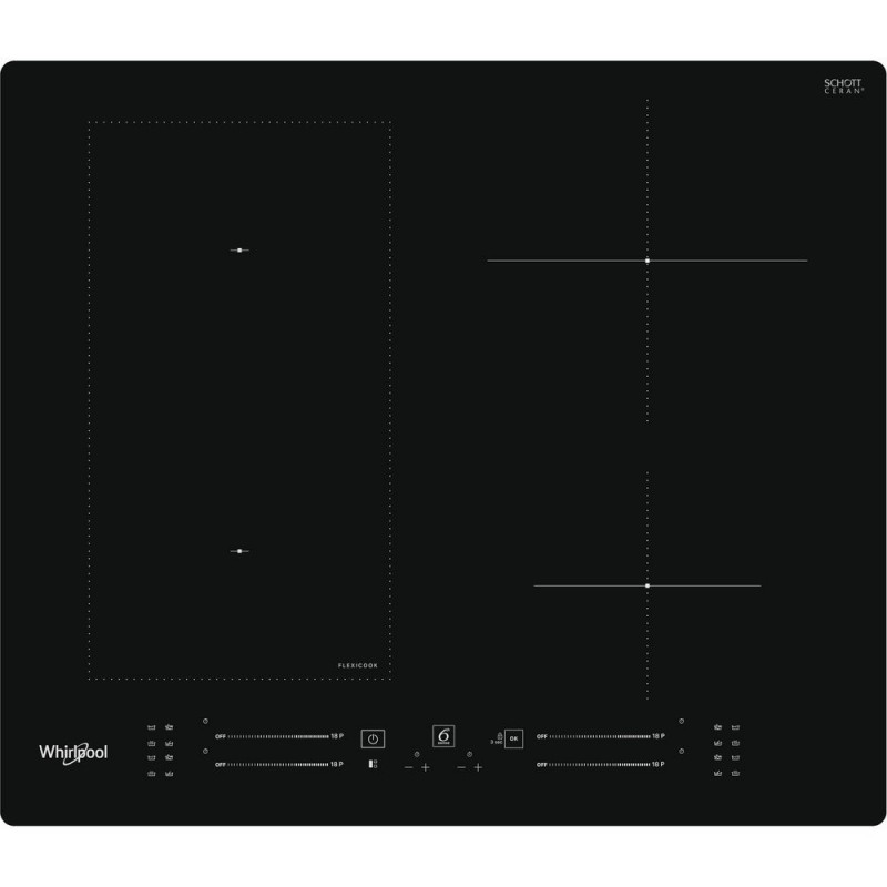 Whirlpool WL S7960 NE hob Black Built-in 60 cm Zone induction hob 4 zone(s)