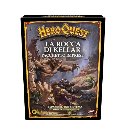 Avalon Hill , HeroQuest, La Rocca di Kellar, gioco da tavolo per adulti, 2-5 giocatori, per giocare è necessario il Sistema di