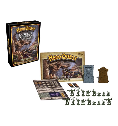 Avalon Hill , HeroQuest, La Rocca di Kellar, gioco da tavolo per adulti, 2-5 giocatori, per giocare è necessario il Sistema di