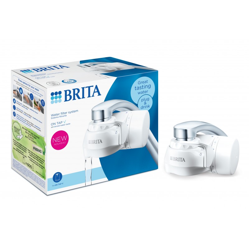 Brita ON TAP V CU CE Filtre à eau pour robinet Blanc