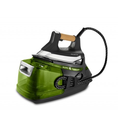 Rowenta Silence Steam Pro DG9266 2800 W 1,3 l Microsteam 400 HD 3De Laser-Grundplatte Schwarz, Grün