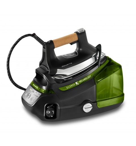 Rowenta Silence Steam Pro DG9266 2800 W 1,3 l Microsteam 400 HD 3De Laser-Grundplatte Schwarz, Grün