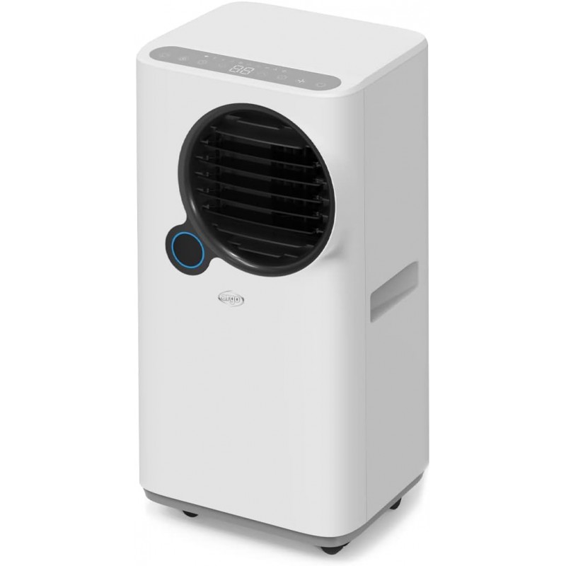 Argo Nikko Climatizzatore Portatile 8000btu raffrescamento, ventilazione e deumidificazione, Classe A, Anello LED multicolor