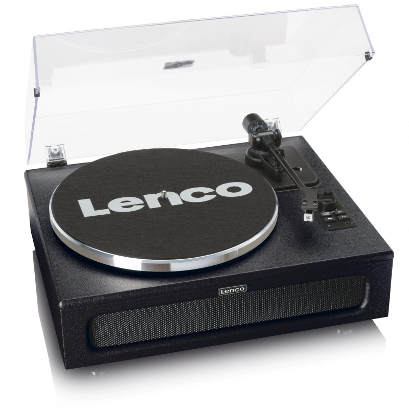 Lenco LS-430BK Plattenspieler Audio-Plattenspieler mit Riemenantrieb Schwarz