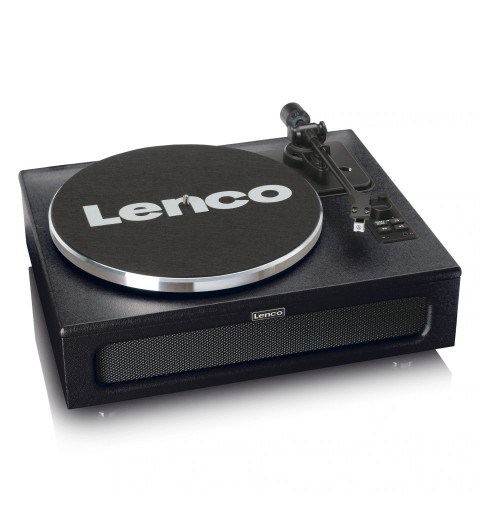 Lenco LS-430BK Plattenspieler Audio-Plattenspieler mit Riemenantrieb Schwarz