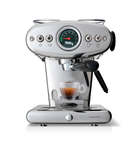 Illy Macchina Del Caffe Capsule Iperespresso Home X1 IPSO Anniversary Eco Mode Inox E&C + Omaggio Capsule