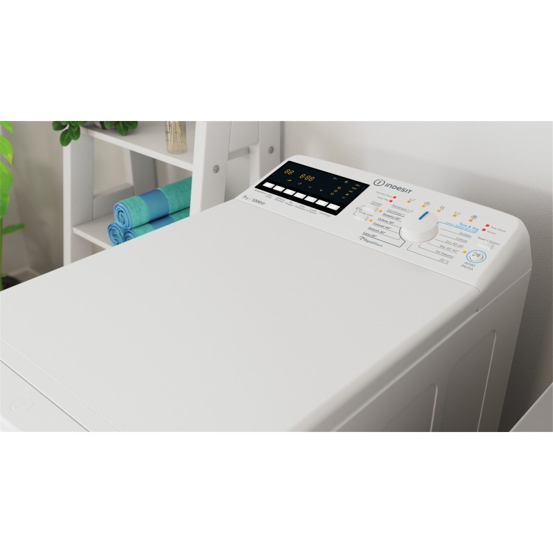 Indesit BTW B7231P IT lavadora Carga superior 7 kg 1200 RPM Blanco