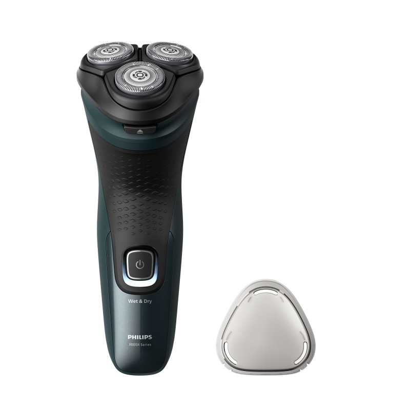 Philips X3052 00 men's shaver Rotation shaver Trimmer Black, Green