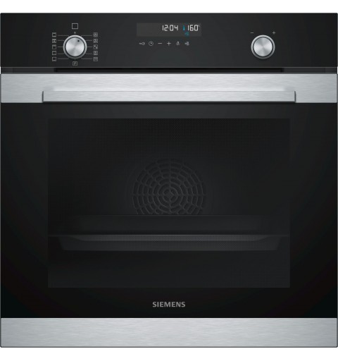 Siemens iQ500 HB378G2S0 four 71 L A Noir, Acier inoxydable