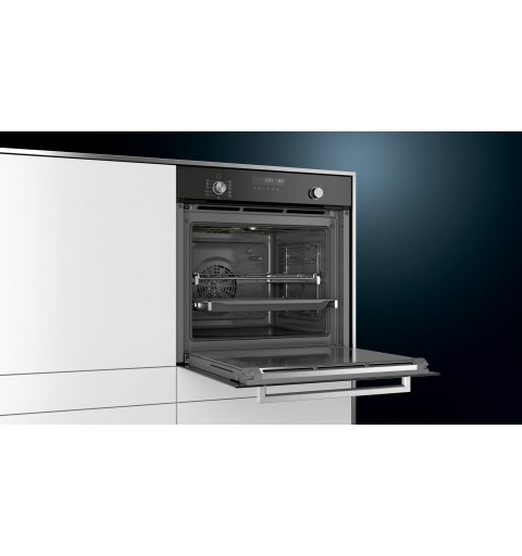 Siemens iQ500 HB378G2S0 four 71 L A Noir, Acier inoxydable