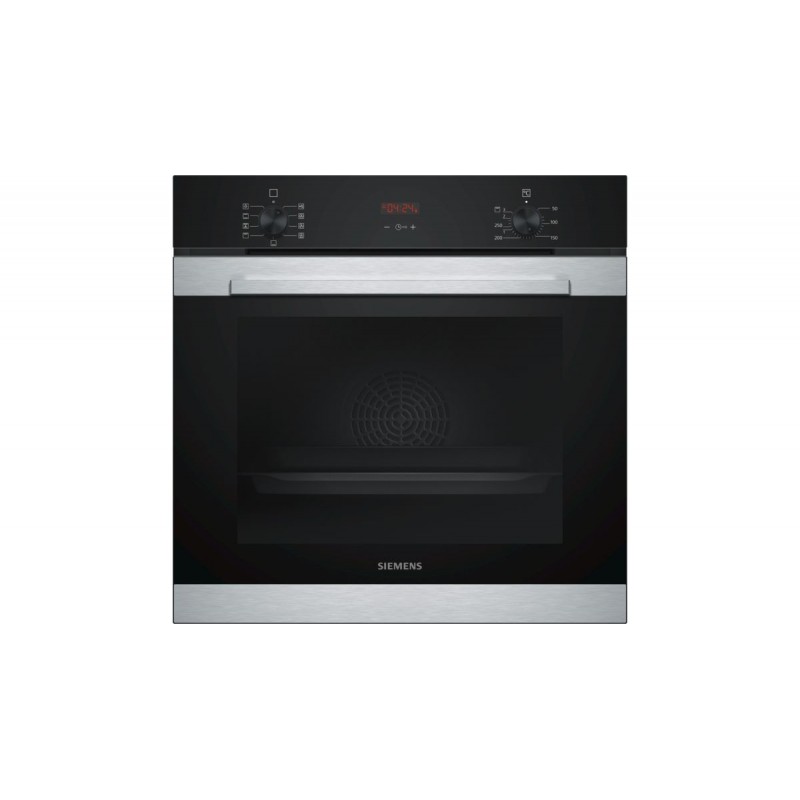 Siemens iQ300 HB332A0R0J horno 71 L 29 W A Negro, Acero inoxidable