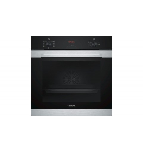Siemens iQ300 HB332A0R0J horno 71 L 29 W A Negro, Acero inoxidable