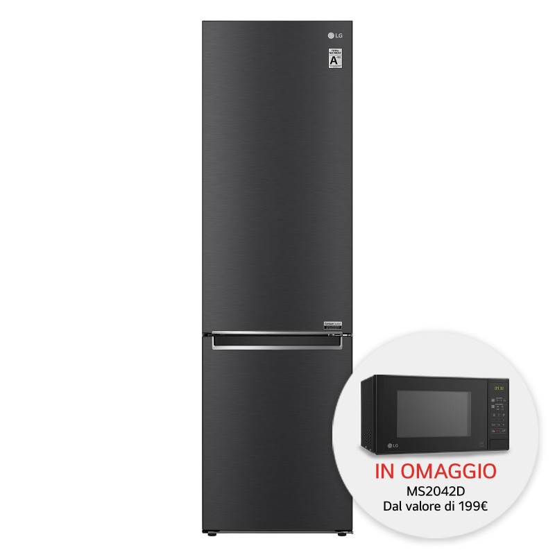 LG GBB92MCB2P Frigorifero combinato, Classe A -12%, 384L, Wi-Fi, Centum System, Nero