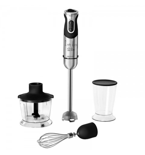 Cecotec 04062 frullatore 0,5 L Frullatore per cottura 1000 W Nero, Stainless steel