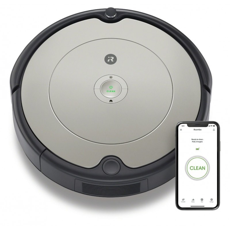 iRobot Roomba 698 robot vacuum 0.6 L Bagless Black, Grey