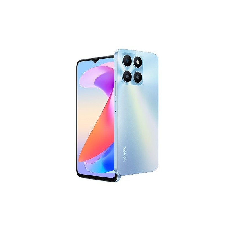 Honor X6a 16,7 cm (6.56") Double SIM Android 13 4G 4 Go 128 Go 5200 mAh Cyan