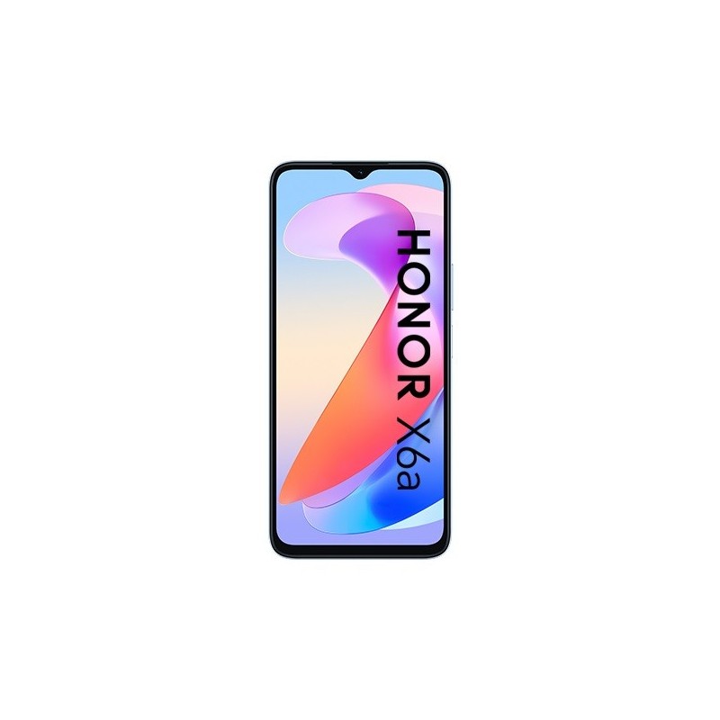 Honor X6a 16,7 cm (6.56") Double SIM Android 13 4G 4 Go 128 Go 5200 mAh Cyan