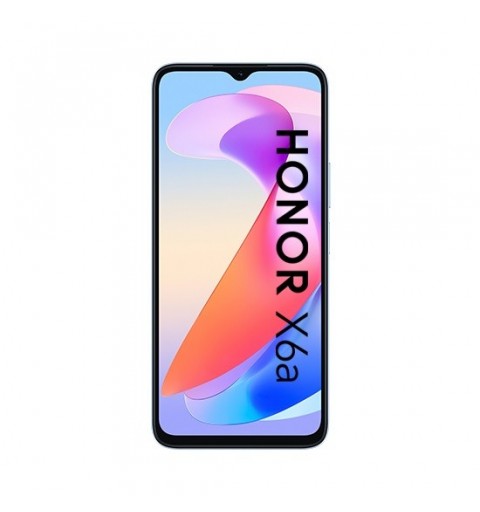 Honor X6a 16,7 cm (6.56") Double SIM Android 13 4G 4 Go 128 Go 5200 mAh Cyan