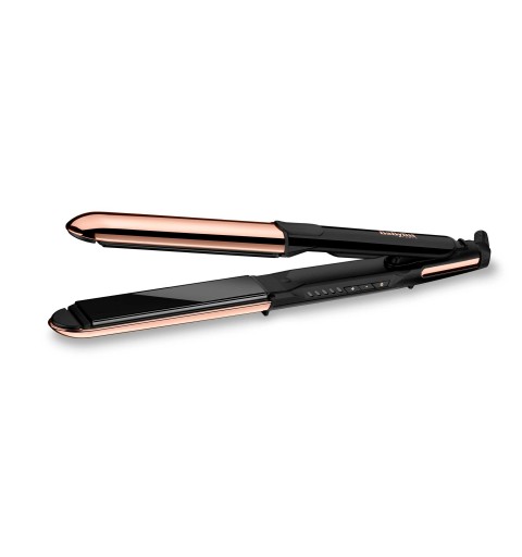 BaByliss Straight & Curl Brilliance Ferro per ricci Caldo Nero, Rosa 3 m