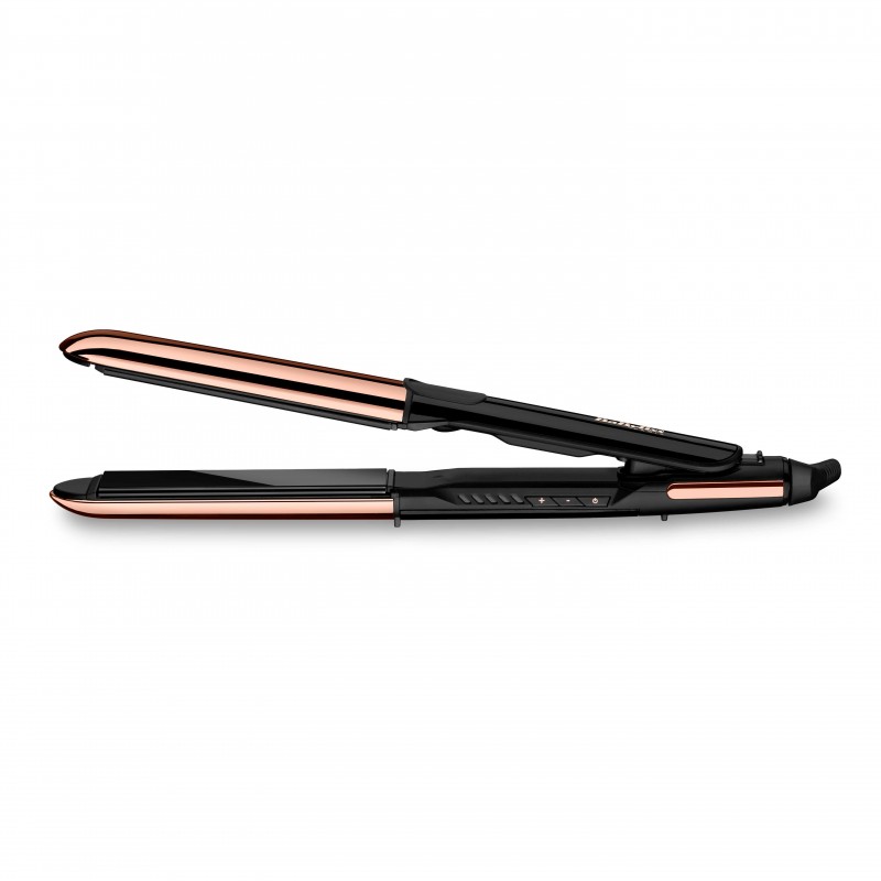 BaByliss Straight & Curl Brilliance Ferro per ricci Caldo Nero, Rosa 3 m