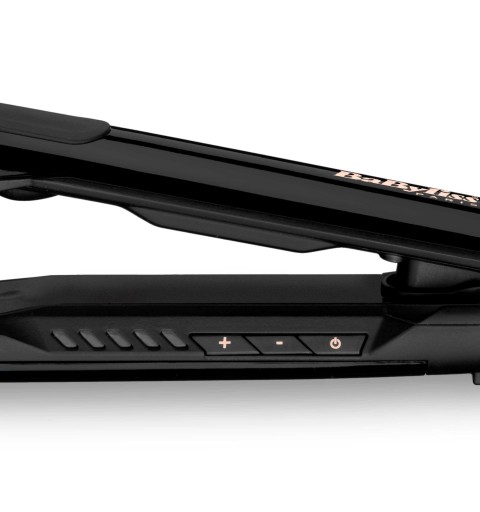 BaByliss Straight & Curl Brilliance Rizador de pelo Caliente Negro, Rosa 3 m