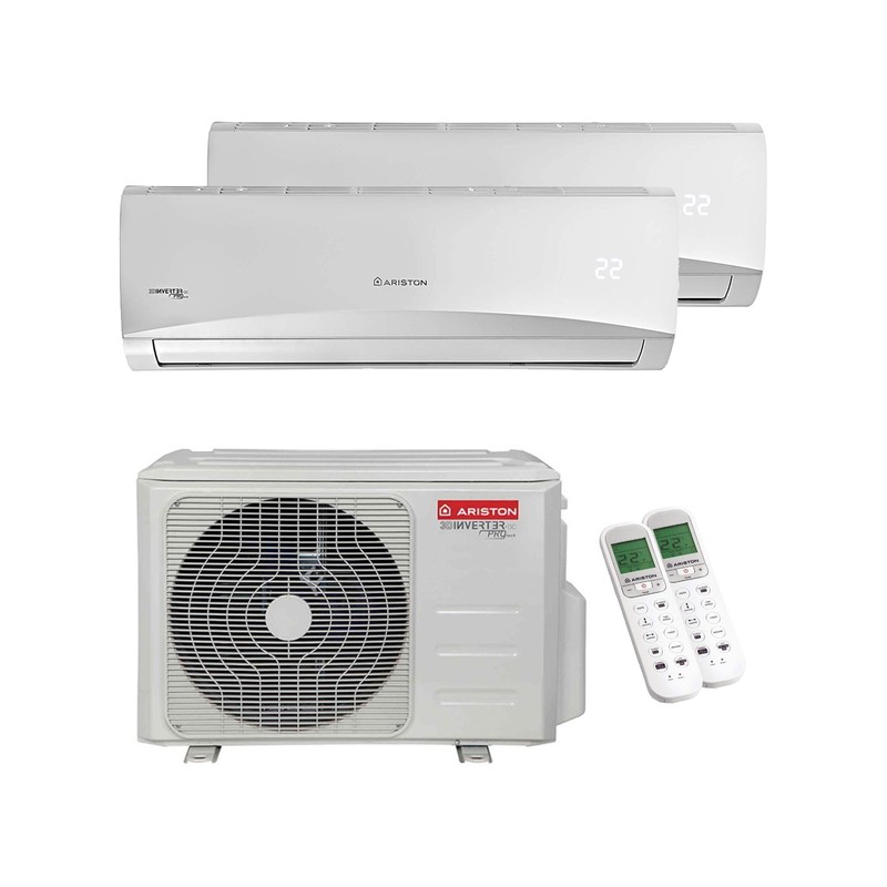 ARISTON PRIOS R32 DUAL2535CXD0O Climatizzatore Condizionatore DUAL 9000+12000btu A+/A Inverter R32