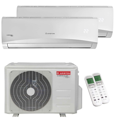 ARISTON PRIOS R32 DUAL2535CXD0O Climatizzatore Condizionatore DUAL 9000+12000btu A+/A Inverter R32