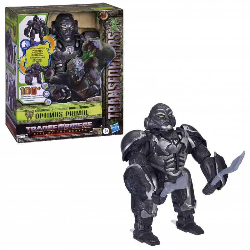 Transformers Rise of the Beasts Command & Convert Animatronic Optimus Primal