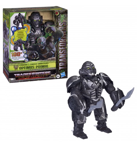 Transformers Rise of the Beasts Command & Convert Animatronic Optimus Primal