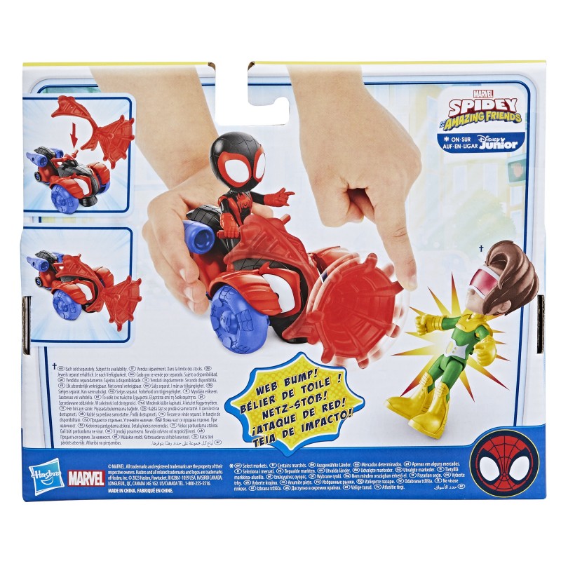 Marvel Spidey E I Suoi Fantastici Amici Set Techno Racer Di Miles 